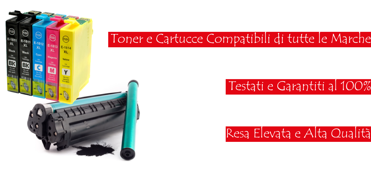 Vendita di Toner e Cartucce compatibili di ottima qualità.